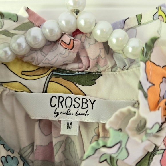 Crosby by Mollie Burch Billie Blouse in Lemon Verbena Medium - Picture 10 of 13